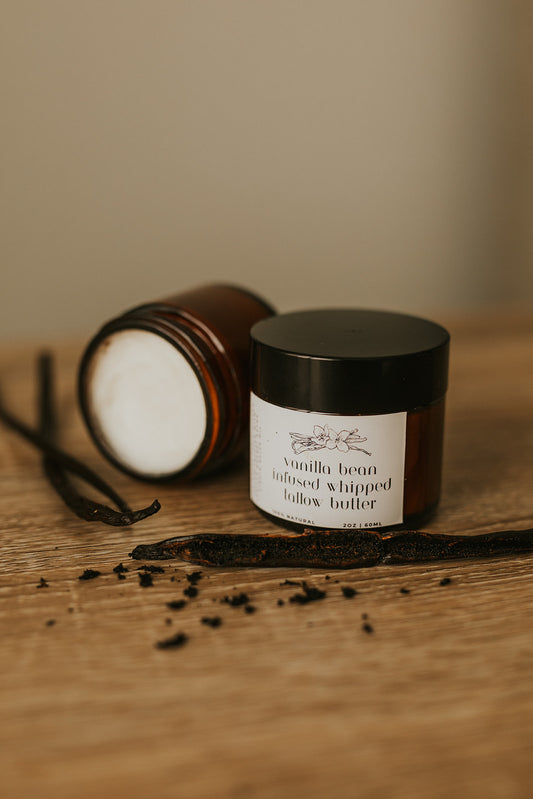 Vanilla Bean Infused Whipped Tallow Butter 🍦