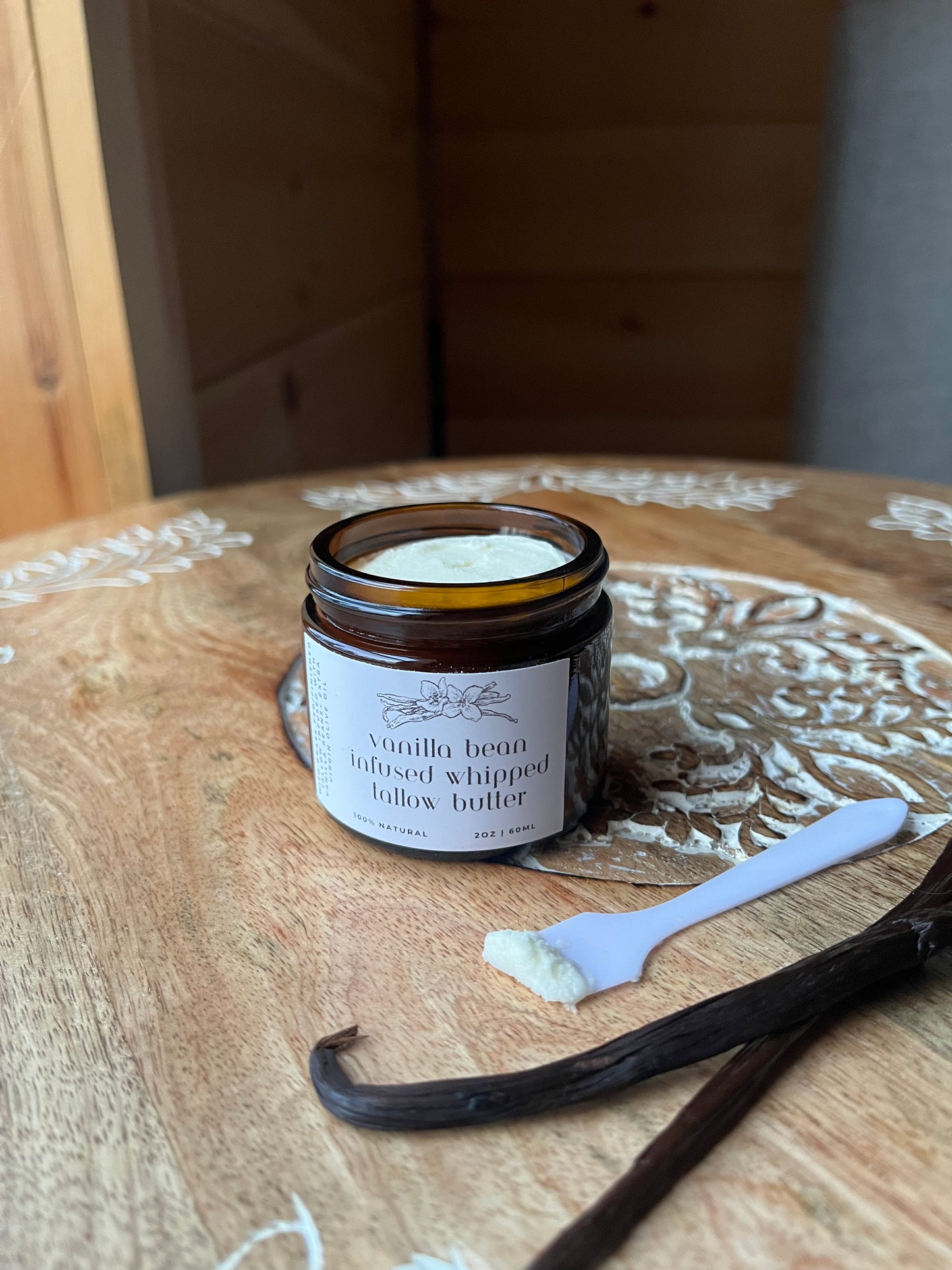 Vanilla Bean Infused Whipped Tallow Butter