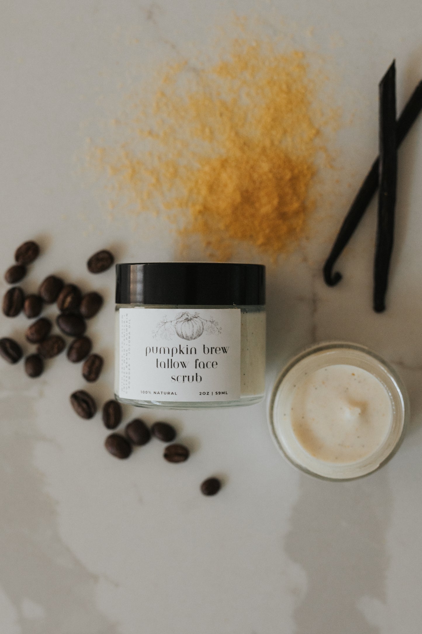 Pumpkin Brew Tallow Face Scrub Wild Crafted Tallow