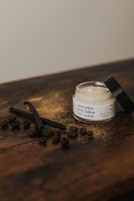 Pumpkin Brew Tallow Face Scrub Wild Crafted Tallow