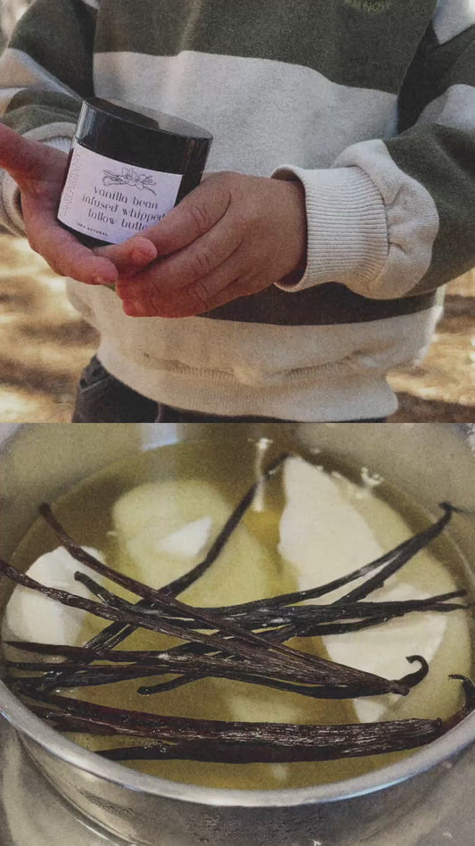 Vanilla Bean Infused Whipped Tallow Butter